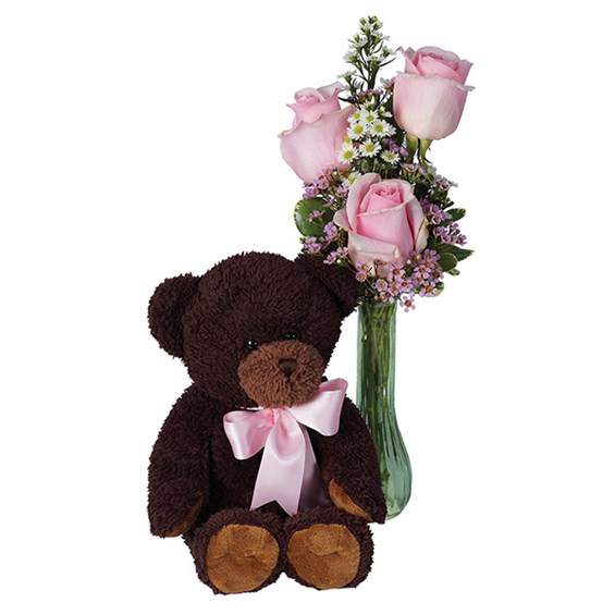 Baby&#39;s first flower bouquet - girl (BF218-11KM)