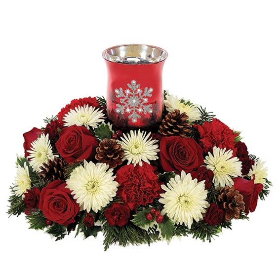 Shimmering Snowflake Centerpiece - Keepsake (BF361-11K)