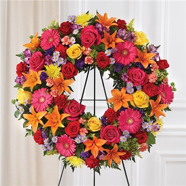 Serene Blessings™ Bright Standing Wreath