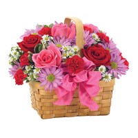"Basket of Love" flowers (BF109-11KM)
