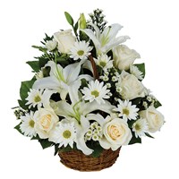 "Thinking of You" basket of flowers (BF212-11KM)