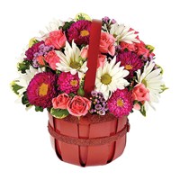 "Bushel Full of Love" flowers for Valentine's Day (BF306-11KM)